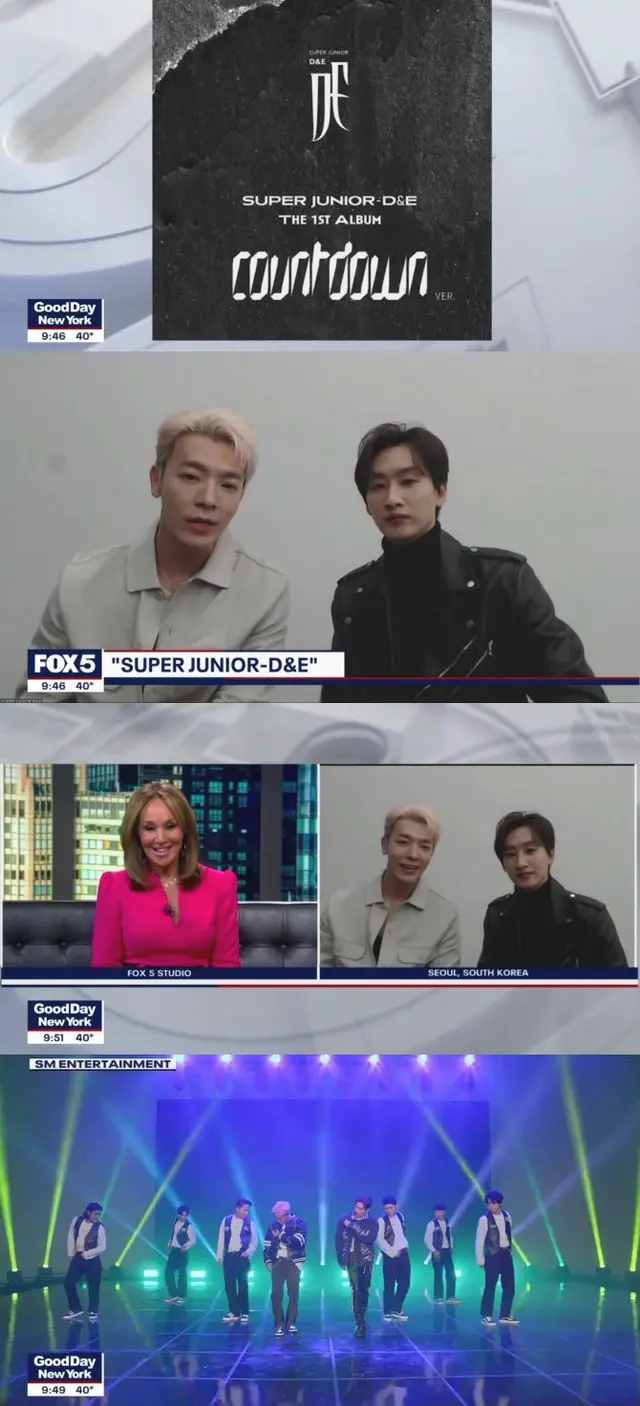 「SUPER JUNIOR-D＆E」、米トークショー「Good Day New York」に出演（画像提供:wowkorea）