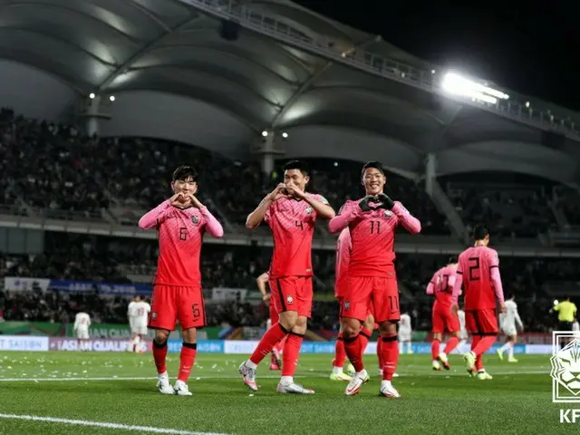 韓国サッカー代表がUAEに勝利し、10大会連続ワールドカップ本戦進出に一歩近づいた。（画像提供:wowkorea）