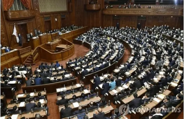 日本の衆議院（資料写真）＝（共同＝聯合ニュース）