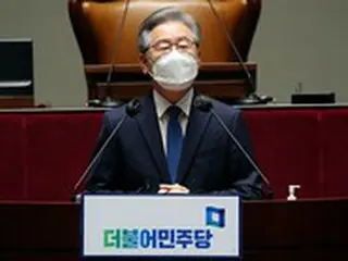 韓国与党の李在明大統領選候補「対北朝鮮、強硬制裁より融和策が現在はより効果を発揮する」