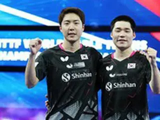 ＜世界卓球2021＞チャン・ウジン-イム・ジョンフン、男子ダブルス決勝進出＝韓国卓球史上初