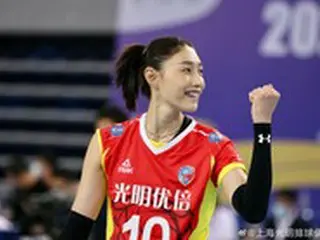 ＜女子バレー＞キム・ヨンギョン、中国リーグ2度目の出場試合で25得点…チーム3連勝をけん引