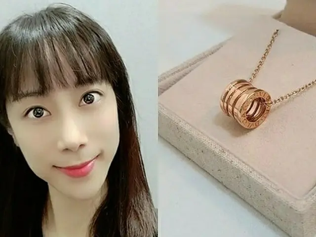 チョ・ミナ（元JEWELRY）、夫から贈られた「500日記念プレゼント」を公開（画像提供:wowkorea）