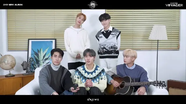 カムバック目前の「ONEWE」、即席ライブで新アルバムの収録曲を紹介（画像提供:wowkorea）