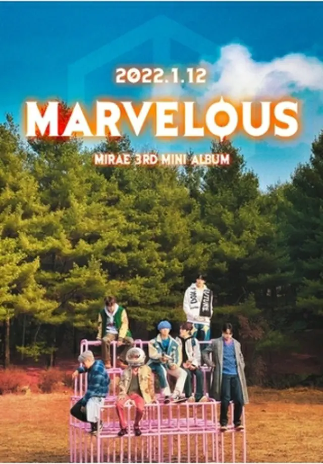 ＭＩＲＡＥが１２日にミニアルバム「Ｍａｒｖｅｌｏｕｓ」をリリースする（所属事務所提供）＝（聯合ニュース）≪転載・転用禁止≫