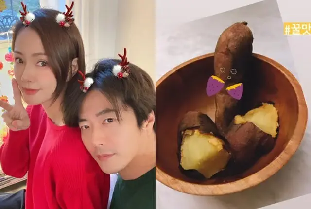 クォン・サンウ＆ソン・テヨン夫妻、ニューヨークでも「焼き芋愛」（画像提供:wowkorea）