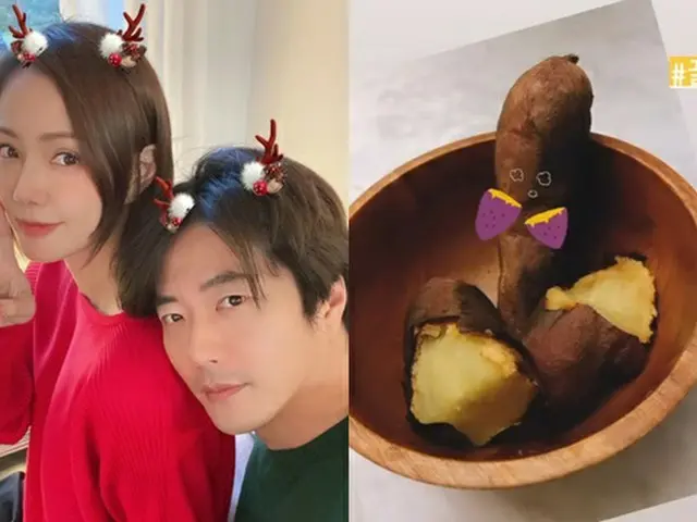 クォン・サンウ＆ソン・テヨン夫妻、ニューヨークでも「焼き芋愛」（画像提供:wowkorea）