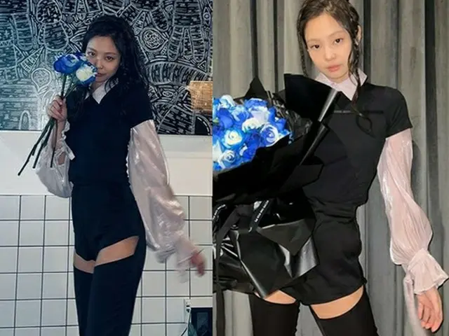 JENNIE（BLACKPINK）、何度見ても驚く破格ファッション1（画像提供:wowkorea）