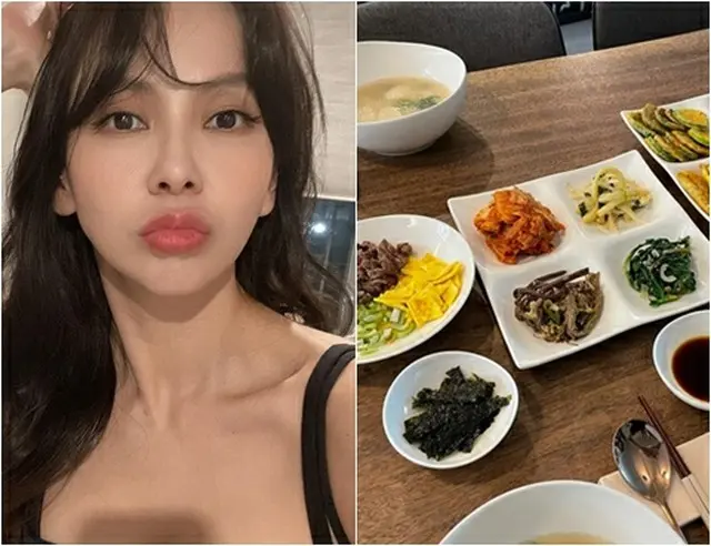 女優キム・ジウ、シェフである夫レイモン・キムの手料理を自慢（画像提供:wowkorea）