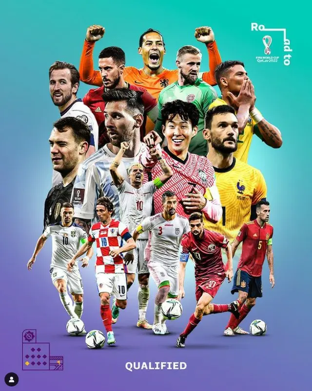 ソン・フンミン、FIFAのカタールW杯広報ポスターに登場（画像提供:wowkorea）