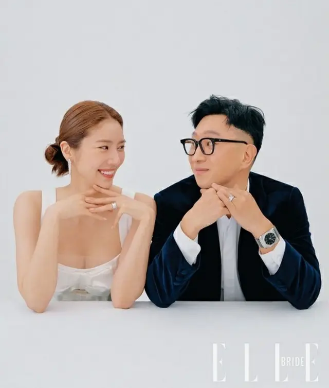 女優ソン・ダムビ＆スピードスケート元韓国代表イ・ギュヒョク、ウエディング画報を初公開（画像提供:wowkorea）