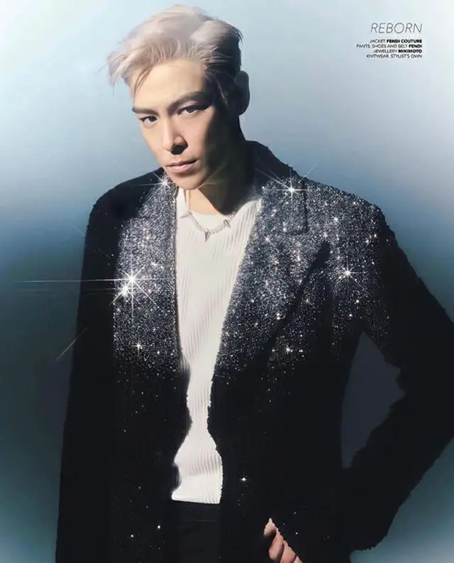 T.O.P（BIGBANG）、輝くジャケット姿でカリスマあふれる眼差し＝香港マガジンの画報公開（画像提供:wowkorea）