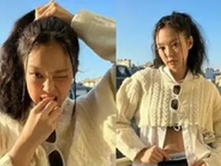 JENNIE（BLACKPINK）、パリで見せたセンス光るレイヤードスタイル