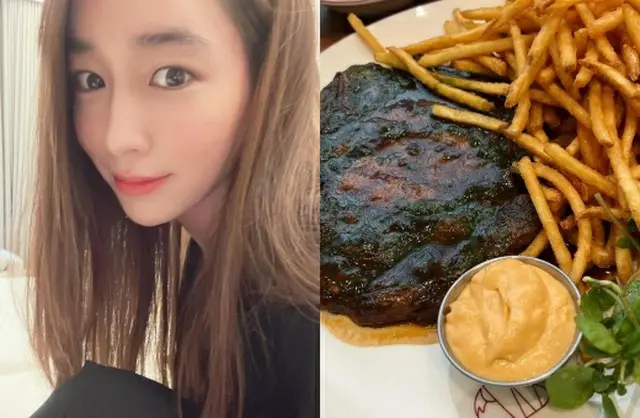 女優イ・ミンジョンが食べ物を吸い込むように食べる日常を見せた。（画像提供:wowkorea）