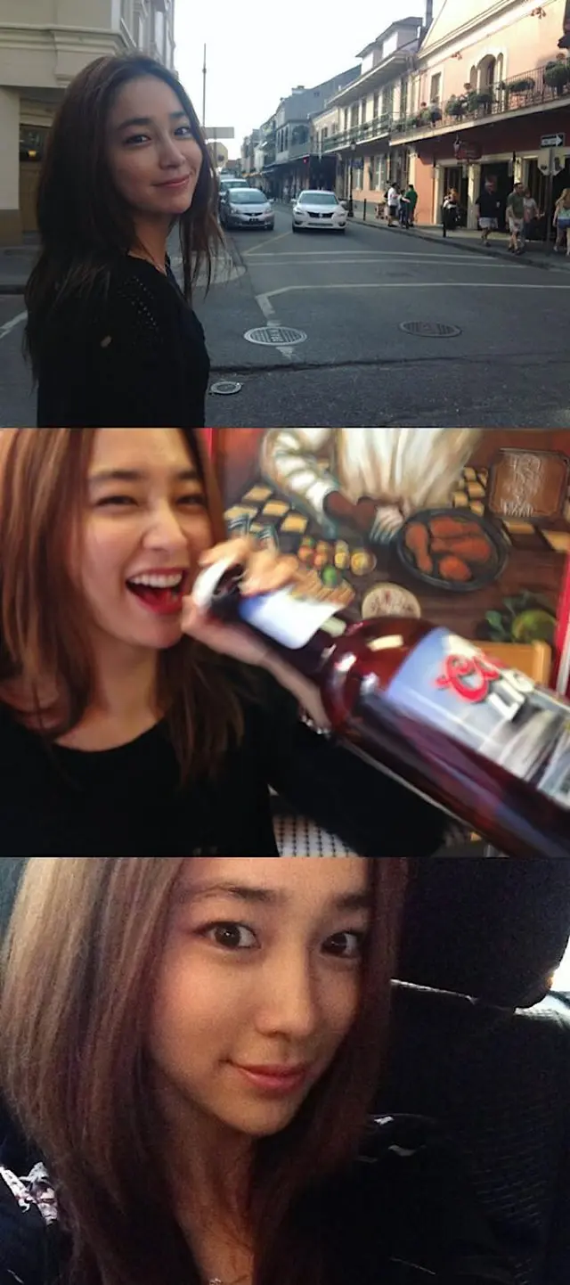 女優イ・ミンジョン、全部飲んだのか？ 夫イ・ビョンホンも仰天の過去写真公開（画像提供:wowkorea）