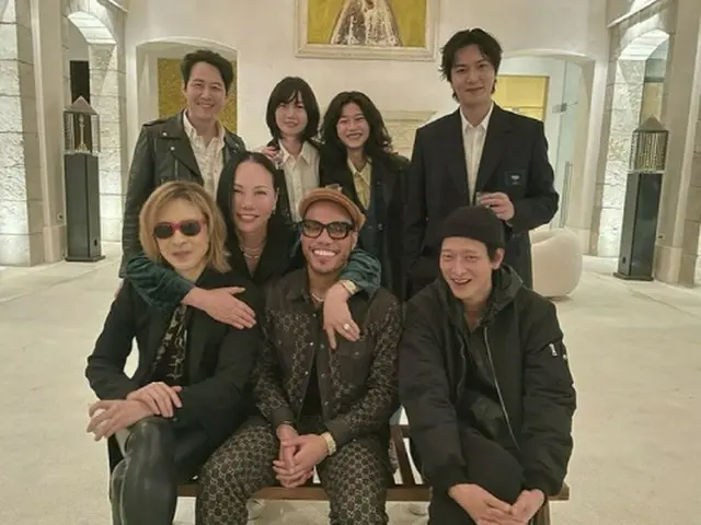 韓国俳優とYOSHIKI1（画像提供:wowkorea）