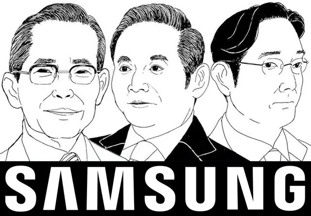 韓国人の誇り「サムスン（SAMSUNG）電子」。左から創業者の故イ・ビョンチョル（李秉喆）氏、2代目の故イ・ゴンヒ（李健煕）氏、3代目のイ・ジェヨン（李在鎔）氏。（画像提供:wowkorea）