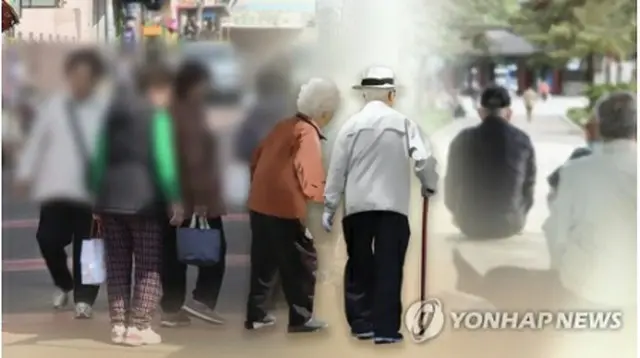 ２０４０年には韓国の総人口の３人に１人が６５歳以上となる見通しだ＝（聯合ニュースＴＶ）