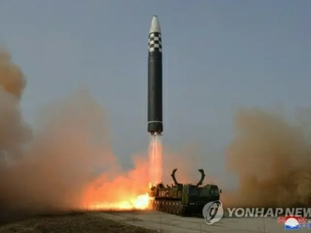 北朝鮮のＩＣＢＭ＝（朝鮮中央通信＝聯合ニュース）≪転載・転用禁止≫