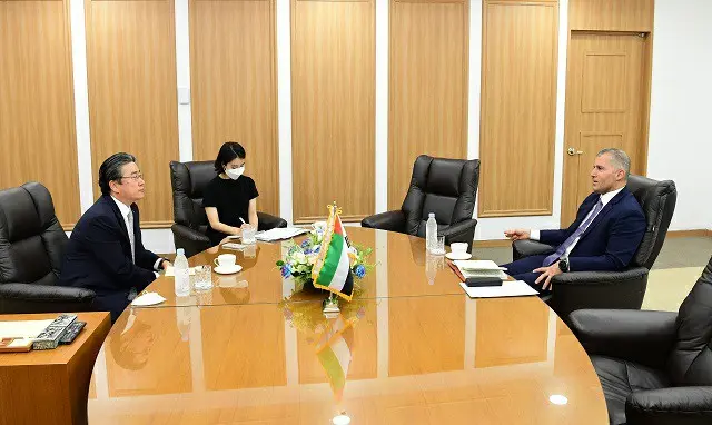 3日、韓国電力のチョン・スンイル社長は韓国ソウルで、UAE原子力公社のアルハマディ社長と原発事業の現況を話し合った（画像提供:wowkorea）