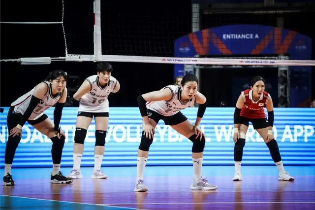 韓国女子バレー、ドイツにストレート負け＝FIVBバレーボール・ネーションズリーグ（画像提供:wowkorea）