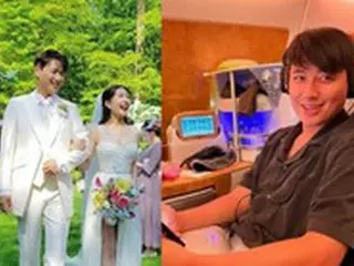 “妻アヤネさんと新婚旅行中”歌手イ・ジフン、ファーストクラス搭乗との言及に釈明「そんなことは考えにも及ばない」