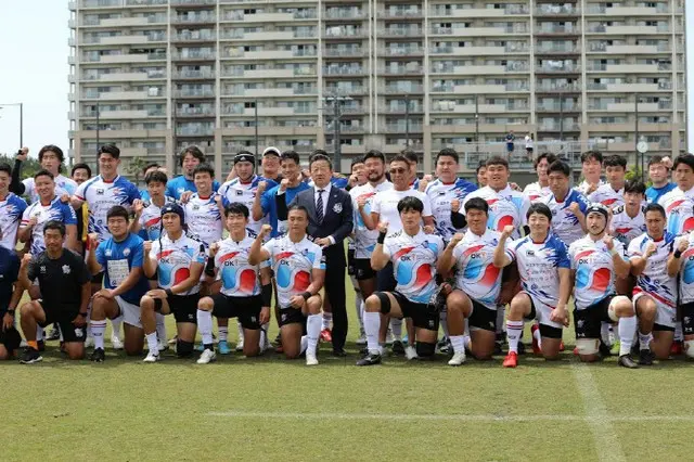 日本で合宿中のラグビー韓国代表、大韓ラグビー協会長が激励 「選手たちが誇らしい」（画像提供:wowkorea）