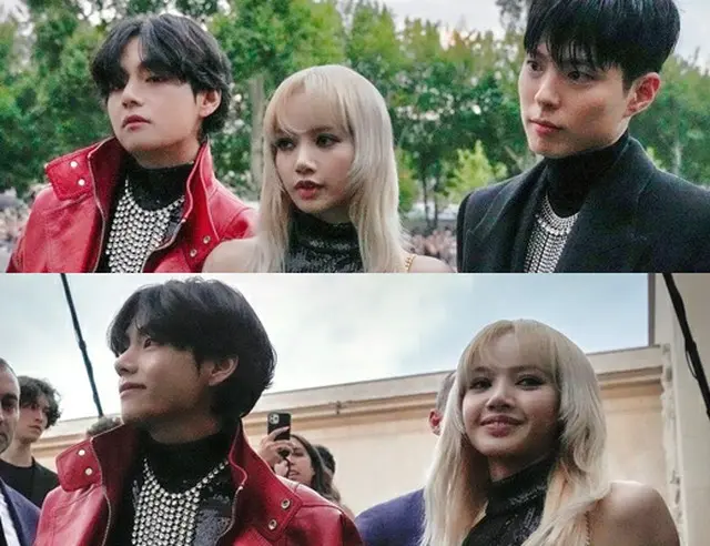 「BTS」V＆「BLACKPINK」LISA＆パク・ボゴム、パリで集結した韓国代表スターら（画像提供:wowkorea）