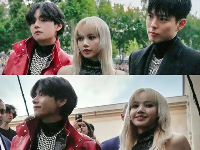 「BTS」V＆「BLACKPINK」LISA＆パク・ボゴム、パリで集結した韓国代表スターら（画像提供:wowkorea）