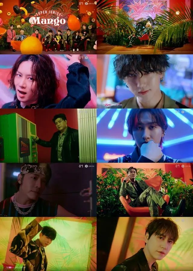 「SUPER JUNIOR」、新曲「Mango」MVティザー公開！（画像提供:wowkorea）