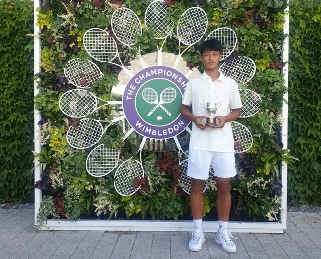 ”韓国テニス有望選手”チョ・セヒョク、ウィンブルドン14歳以下の部で優勝（画像提供:wowkorea）