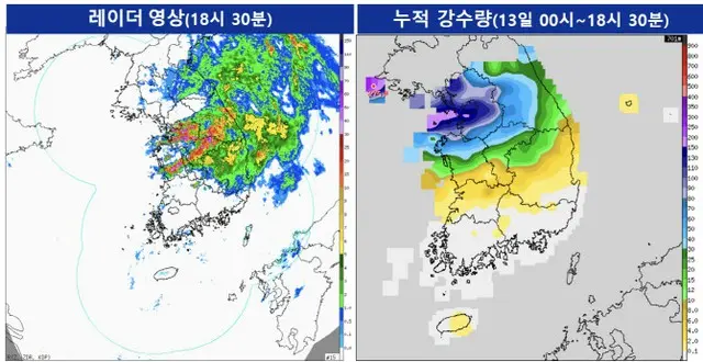 韓国首都圏、記録的大雨で浸水・道路統制（画像提供:wowkorea）