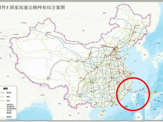 中国「2035年までに北京～台湾高速道路建設」…統一の意志誇示か（画像提供:wowkorea）