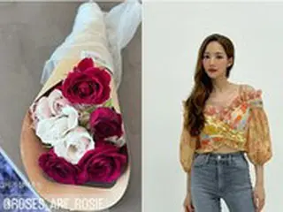 女優パク・ミニョン、「BLACKPINK」ROSEとの友情に注目…「サプライズでバラ」