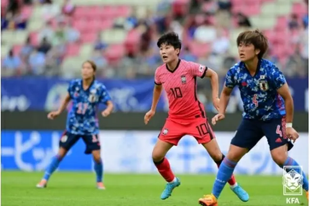 韓国のエース池笑然（大韓サッカー協会提供）＝（聯合ニュース）≪転載・転用禁止≫