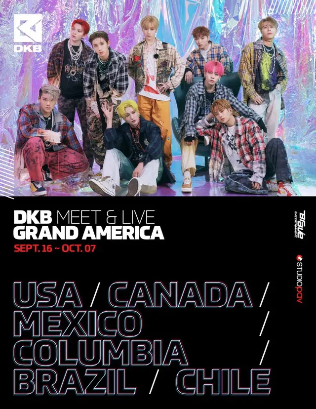 「DKB」、9月から北南米ツアー「GRAND AMERICA TOUR」開催決定（画像提供:wowkorea）