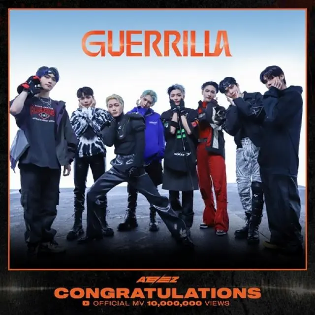 “新しいシリーズに突入”「ATEEZ」、新曲「Guerrilla」のMVが公開12時間で再生回数1千万回突破の成長ぶり（画像提供:wowkorea）