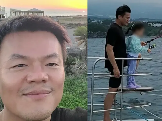 J.Y.Park（パク・チニョン）、SNSで”イクメン姿”を公開＝家族で済州島旅行（画像提供:wowkorea）