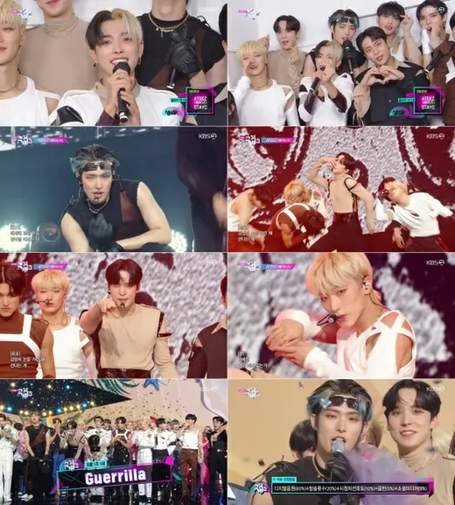 「ATEEZ」、地上波の音楽番組で初の1位獲得＝「ミュージックバンク」（画像提供:wowkorea）