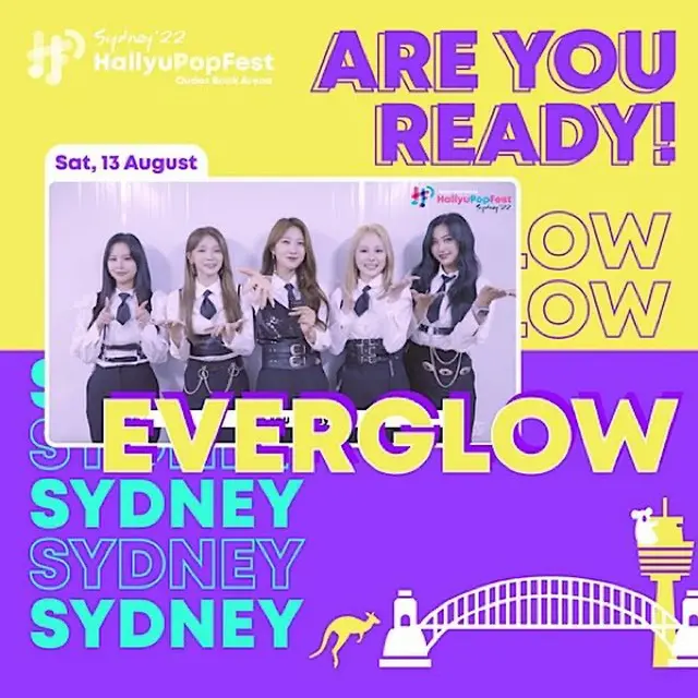 「EVERGLOW」、13日「韓流ポップフェストシドニー2022」出撃（画像提供:wowkorea）