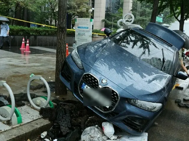 ＜W解説＞韓国の豪雨災害、損害保険会社からは悲鳴＝富裕層エリアも被害受け、超高級外車の損害申告が相次ぐ（画像提供:wowkorea）