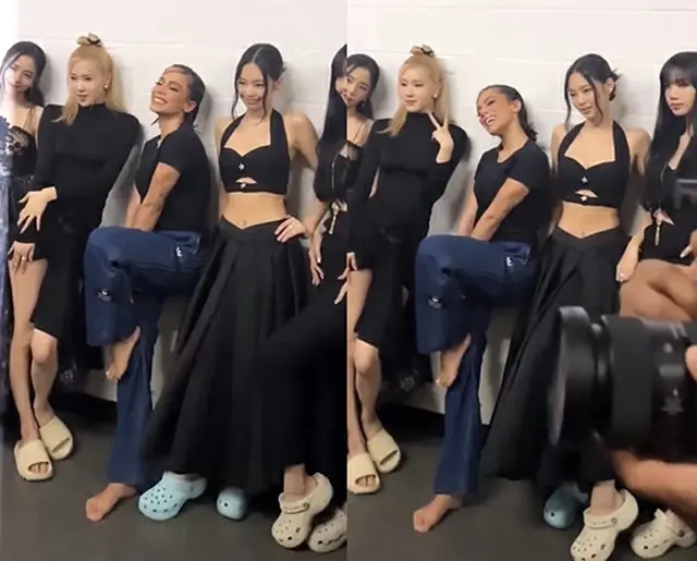 「BLACKPINK」、米VMAのステージ裏で“あれ”を履いてリラックス1（画像提供:wowkorea）