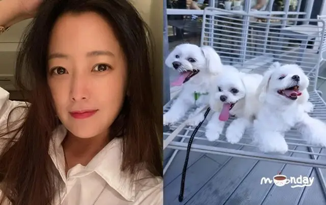 女優キム・ヒソン、“愛犬は飼い主に似る”を証明！…愛犬のビジュアルも格別（画像提供:wowkorea）