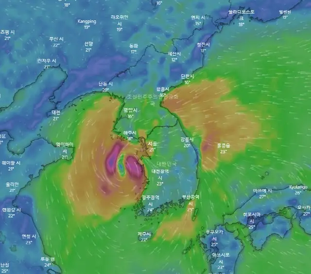 台風11号に続き13号発生か、今後の動きに注意＝韓国（画像提供:wowkorea）