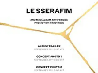 「LE SSERAFIM」、”ぎっしり詰まった”カムバックプロモーションタイムテーブル公開