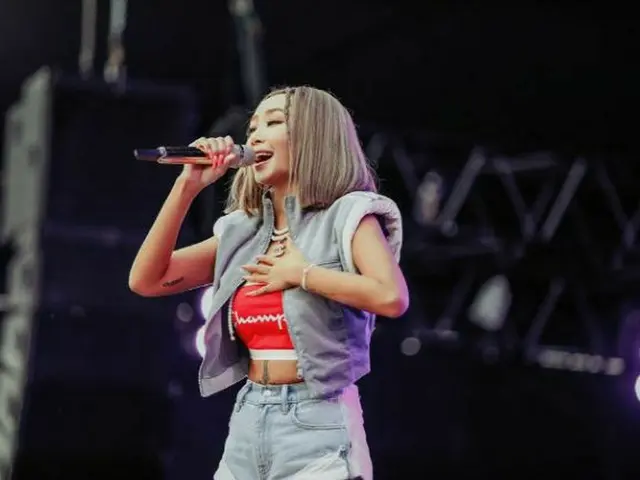 ヒョリン（元SISTAR）、横浜の音楽フェス「ODD BRICK FESTIVAL 2022」で観衆を魅了…証明された“ステージ掌握力”（画像提供:wowkorea）