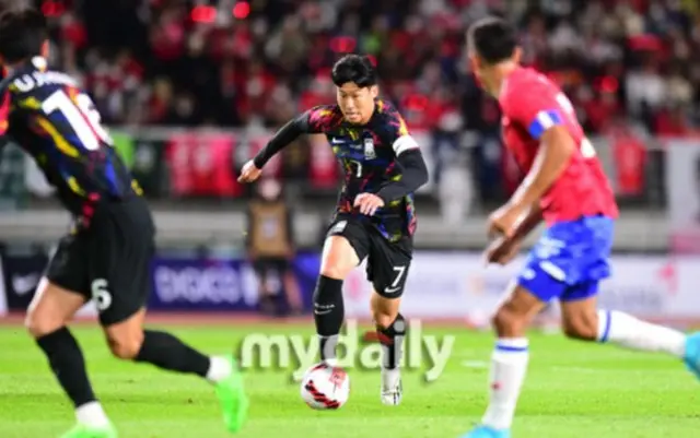 サッカー韓国代表ソン・フンミン、コスタリカ戦ドローに「同僚に”ごめん”という言葉しか…」（画像提供:wowkorea）