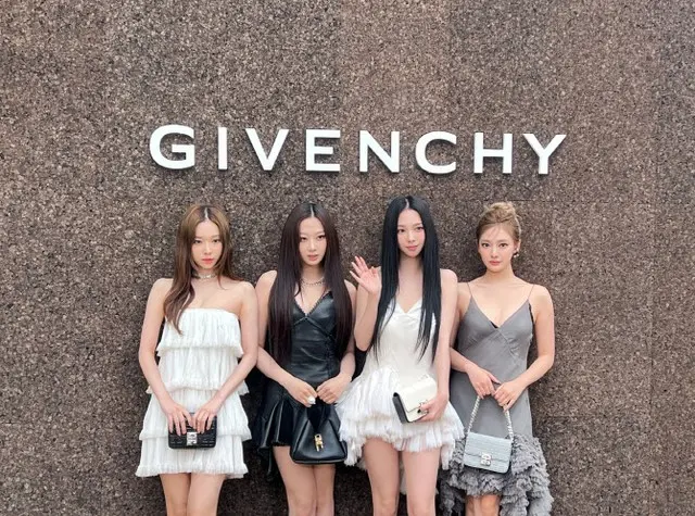 GIVENCHYファッションショーに参加の「aespa」、仏ファン＆メディアを魅了（画像提供:wowkorea）