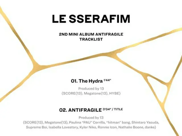 「LE SSERAFIM」、ニューアルバムのトラックリスト公開！ホ・ユンジン＆サクラが曲作業に参加（画像提供:wowkorea）