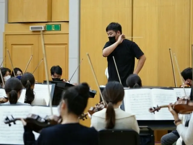 KBS交響楽団のリハーサル風景（KBS交響楽団提供）＝（聯合ニュース）≪転載・転用禁止≫